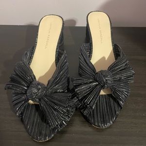 LOEFFLER RANDALL BOW SANDAL HEEL